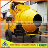 JZR350 diesel concrete mixer with wire rope lifting mode