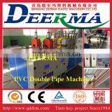 Double Pipe Pipe Extruder Machine PVC Double Pipe Making Machine thumbnail-1