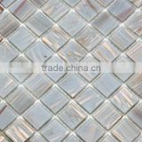 thickness 4mm size 20x20mm goldline glass mosaic for bathroom tile mosaic tile backsplash