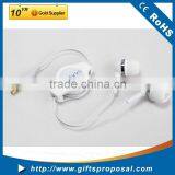 Factory Price In-ear Earphone With Retractable Cable thumbnail-1