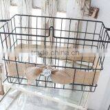 Garden Hanging Iron Plants Pot Tray Wall Ounted Kitchen Wall Shelf thumbnail-2