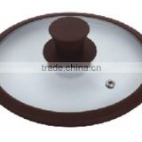 Black diameter from 12 to 22cm universal silicone pot adjustable bowl lid