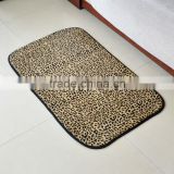 leopard print non-slip bathroom floor matnon-slip bathroom floor mat factory