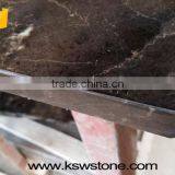 Dark Emperador Brown Marble Flooring Border Design Marble Tile thumbnail-2