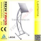 LE02 Aluminum Truss Lectern , Aluminum Podium