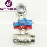 2015 New Design Cheap 1/4'' ~ 4'' Brass Ball Valves With T Handle Zinc Globe Valves thumbnail-2