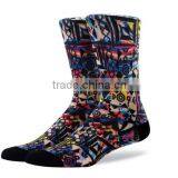 2016 Newest Design Dye Sublimation Basketball Socks thumbnail-3
