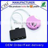 High Security Colorful Digital Combination Cable Lock thumbnail-4