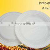 6 Inch Biodegradable Plate, Disposable Cornstarch Plate:XYFD-06 thumbnail-1