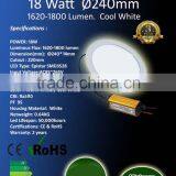 2015 Shenzhen 30*30cm 18W Round LED Panel Light Offer Sample thumbnail-1