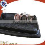 Fashion plating nickle zinc alloy 3D designer cufflink/cufflink manufacturer/metal cufflink