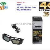 Built-in Wi-Fi, 1500 Lumens DLP Home Theater 3D Smart Portable Projector Supports WXGA 1280x800p thumbnail-5