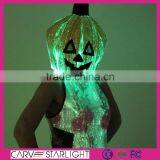 Light up Pumpkin Patch Hats Luminous Newborn Pumpkin Hat Halloween Hat thumbnail-3