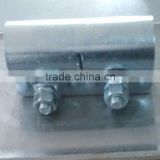 galvanized pipe hold clamp / pressed sleeve coupler
