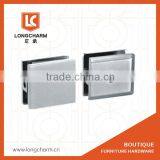 Zinc Alloy 90 Glass to Glass Shower Bracket With Bevelled Edge thumbnail-2