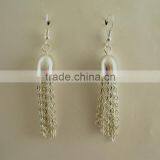 Fashion New 2016 Latest Gold Earring Designs Metal Alloy Materail Drop Tassel Earring thumbnail-1