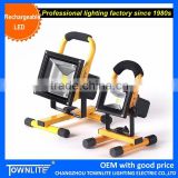 Portable led rechargeable flood light 10w and led work light