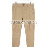2015 Khaki Wholesale Mens Cargo Pants With Side Pockets JXH022 thumbnail-2