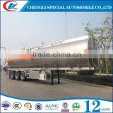 China 40tons 3 Axle 50CBM Aluminium Alloy Fuel Tank Trailer for Sale thumbnail-4