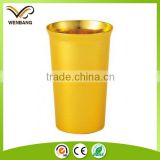 anodized aluminium tube beer cup without handle