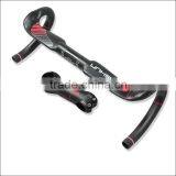 2016 Xinshun Mountain Bikes Carbon Handlebar Mtb Road Bike Accessories Bicycle Parts Grips With Stem BH2120 thumbnail-1