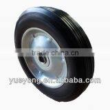 8x1.75 Solid Rubber Wheels/ Wheel Solid Rubber for Industrial Equipment/caster Wheel/metal Center
