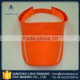 Highly Praised Bright Color 100% Cotton Breathable Short Sun Visor Cap thumbnail-5