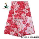 Haniye 2016 Wholesale New Embroidered Net/tulle Lace Fabric African French Net Lace for Wedding/praty /NYN68 thumbnail-2