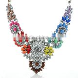 Make public the luxury of flower necklace, femal accessories