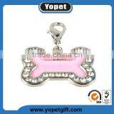 Wholesale Customized Logo Customized Shape Crystal Rhinestone Pet Dog ID Tag,Manufacturer thumbnail-5