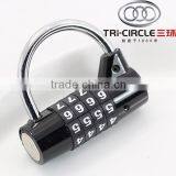 High Quality Tri-Circle Zinc Alloy Combination Padlock DA40 thumbnail-2