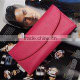 2016 Custom Wonder Wallet Ladies Leather Red Clutch Bifold Purse Wallet