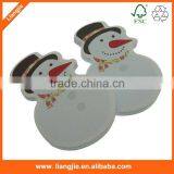 Lovely Snowman Shape Sticky Notepad