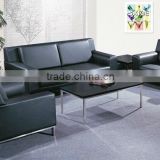 FA 8007 hardware arm soft leather sofa