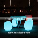 Rome plastic light-emitting led waterproof drum stool