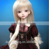 Newest Style Long Deep Curly Blonde 1/4 Bjd Doll Wig thumbnail-2
