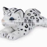 Factory Wholesale Realistic Grovel Snow Leopard Plush Toy Stuffed Plush Jungle Animal Toy Super Soft Plush Grovel Snow Leopard thumbnail-1
