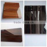 High Gloss Wood Color Acrylic MDF Board
