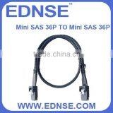 MiniSAS Cable Right Turn 90 Degree SFF-8087 to SFF-8087 36P-36P Data Cable 6Gb/s thumbnail-1