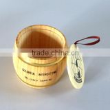 2014 Best-selling! Small wooden barrel with printing wholesale(ILF-130)