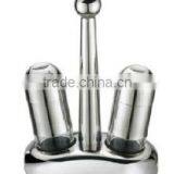 18-10 Stainless Steel 2-pc Spice Jar Salt & Pepper Set