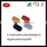 CNC Coationg Anode Aluminum Motrocycle Brake Rectangle Reservoir Cap thumbnail-3