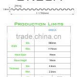 Clear Polycarbonate PC Corrugated GRECA Wall and Roofing Sheet (Valuview GRECA) thumbnail-6