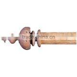 Curtain Pole,curtain Rod,scalloped Cover Finial on Pole(B190048) thumbnail-1