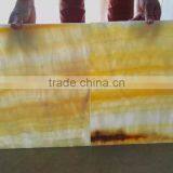 Light Yellow Onyx Tiles Orange Onyx Marble Tile for Walls thumbnail-5