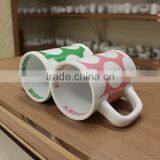 Christmas New Design Embossed 16oz Porcelain Drink Cup, Ceramic Coffee Mug thumbnail-2