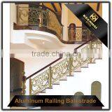 Interior Decorative Railing Design Brass Stair Handrails thumbnail-1