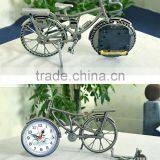 Classic Europen Alarm Clock With Bicycle Shape,Retro Style With Bike Outline thumbnail-5