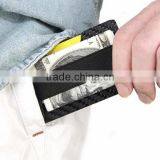 Real Carbon Fiber Minimalist Wallet Money Clip thumbnail-5
