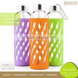 Eco-Friendly Pyrex Glass Silicone Travel Bottle thumbnail-4